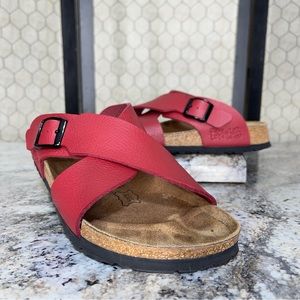 Birki’s Berkinstock Santosa Red Sandals